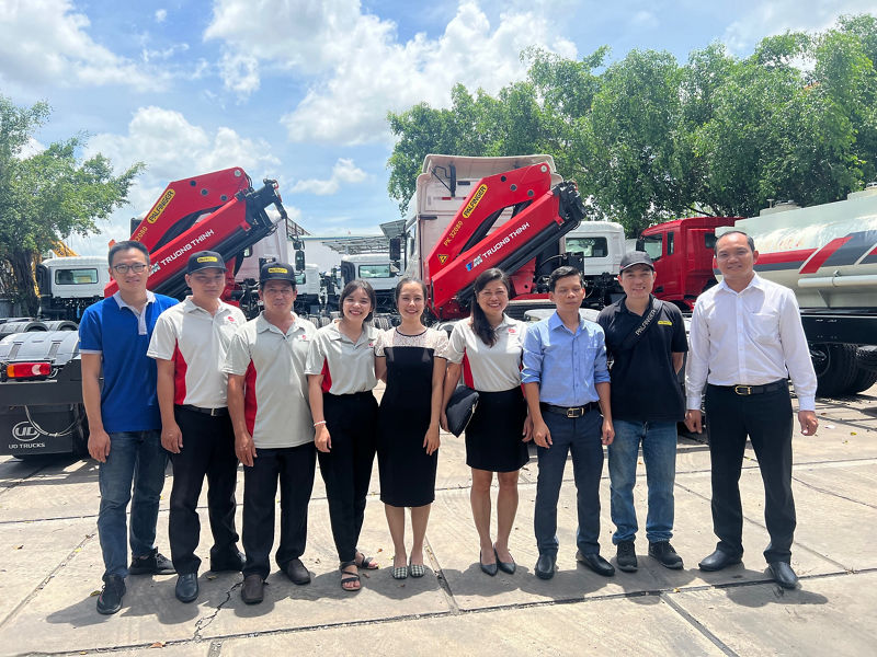 SỰ KẾT HỢP HOÀN HẢO GIỮA CẨU GẬP PALFINGER VÀ THƯƠNG HIỆU UD TRUCKS